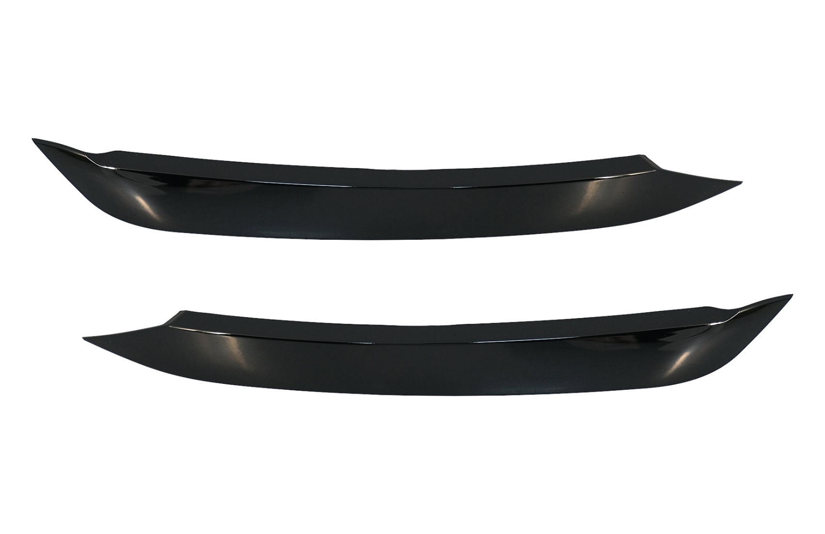 Scheinwerfer Augenbrauen für VW Polo 6R 6C 2009-2017 Glänzend schwarz CarPartsTuning