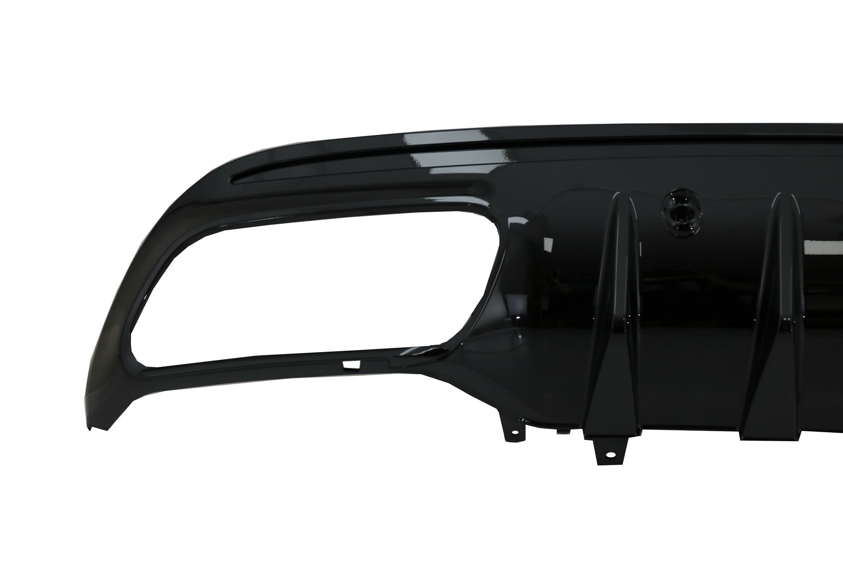 Diffusor für Mercedes C-Klasse W205 S205 Sport Line 14-20 C43 Look Klavierschwarz CarPartsTuning