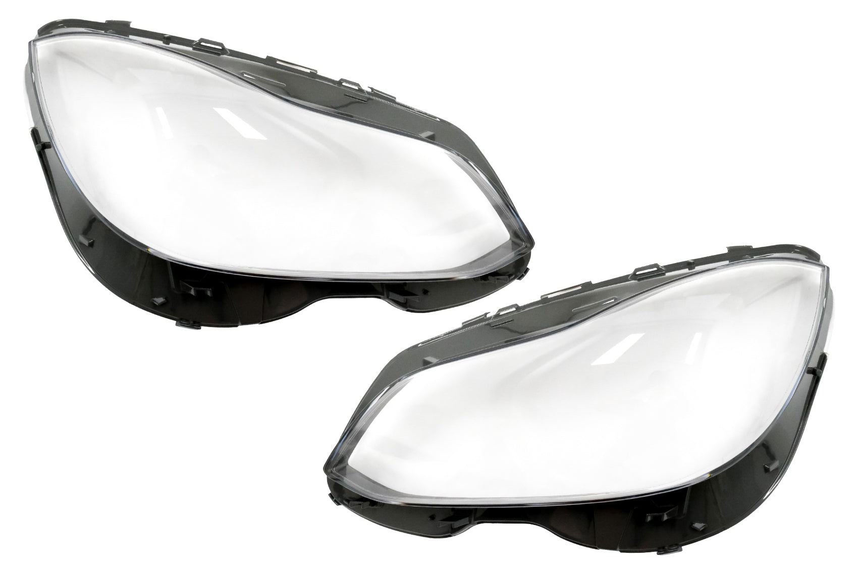 Scheinwerfer-Objektiv-Gläser für Mercedes E-Klasse W212 S212 Facelift 2013-2016 Klar CarPartsTuning