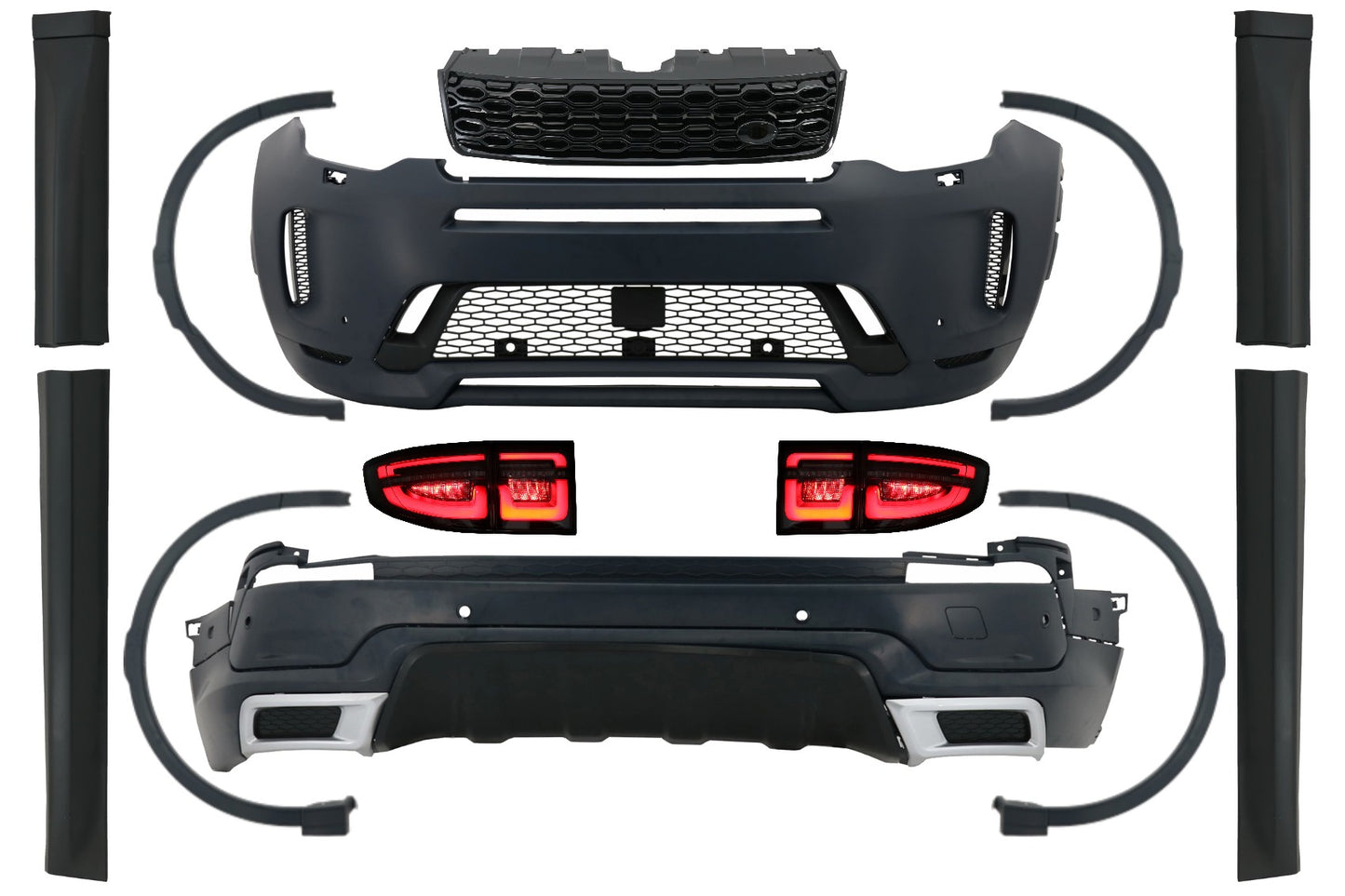 Kompletter Bodykit Umbau Auf 2020 Facelift Look Passend Für Land Rover Discovery Sport SUV L550 (2014-2020) KITT Specials