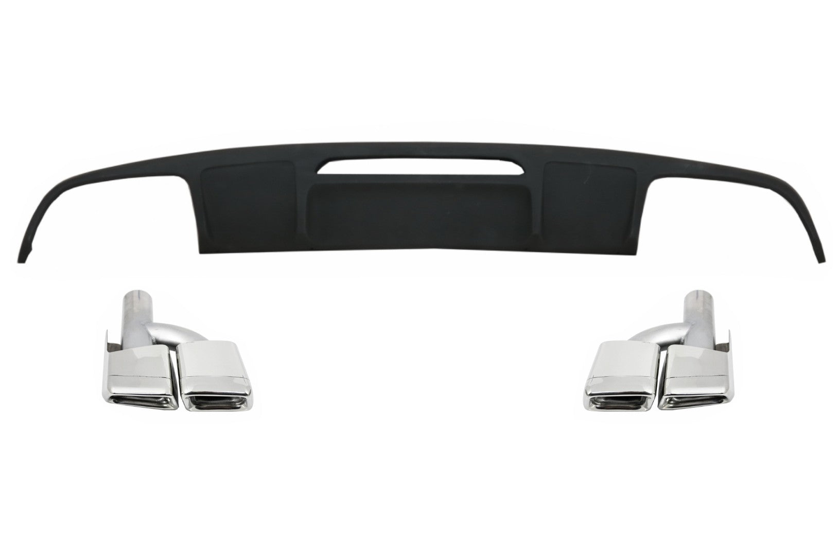 Diffusor für Mercedes CLS W218 12-17 Auspuff Nur für Standard Stoßstange CarPartsTuning