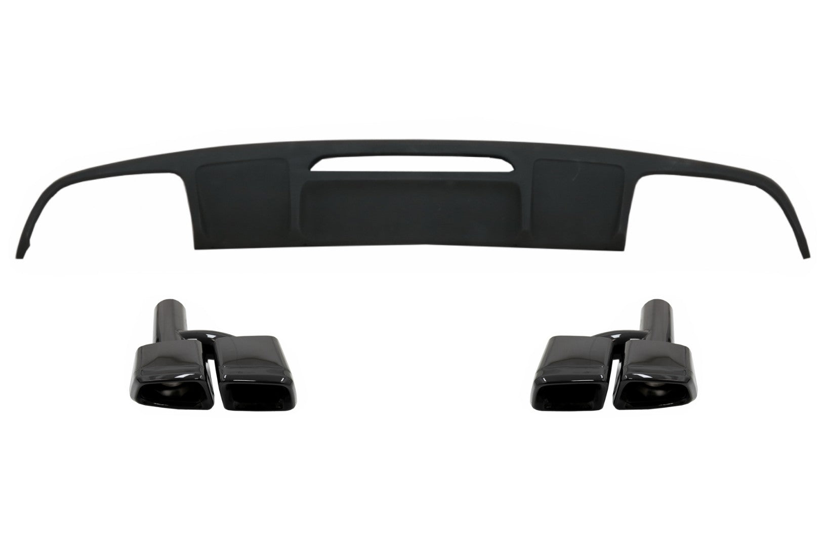 Diffusor für Mercedes CLS W218 12-17 Auspuff Nur für Standard Stoßstange CarPartsTuning