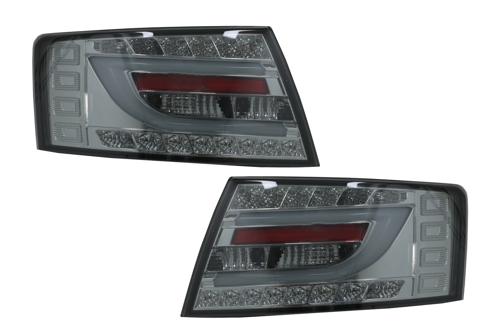 LED-BAR Rückleuchten für Audi A6 C6 4F Limousine 04.2004-2008 6-PIN Rauch CarPartsTuning
