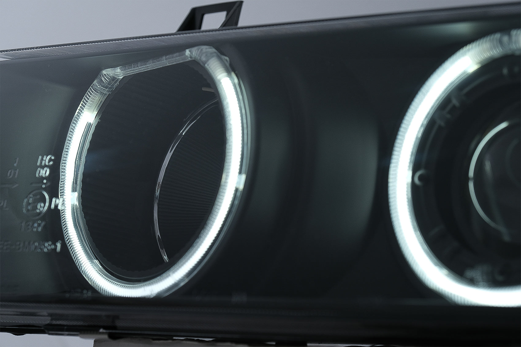 Angel Eyes CCFL Scheinwerfer für BMW 3er E36 Limousine Touring Compact 1990-1999 Schwarz CarPartsTuning