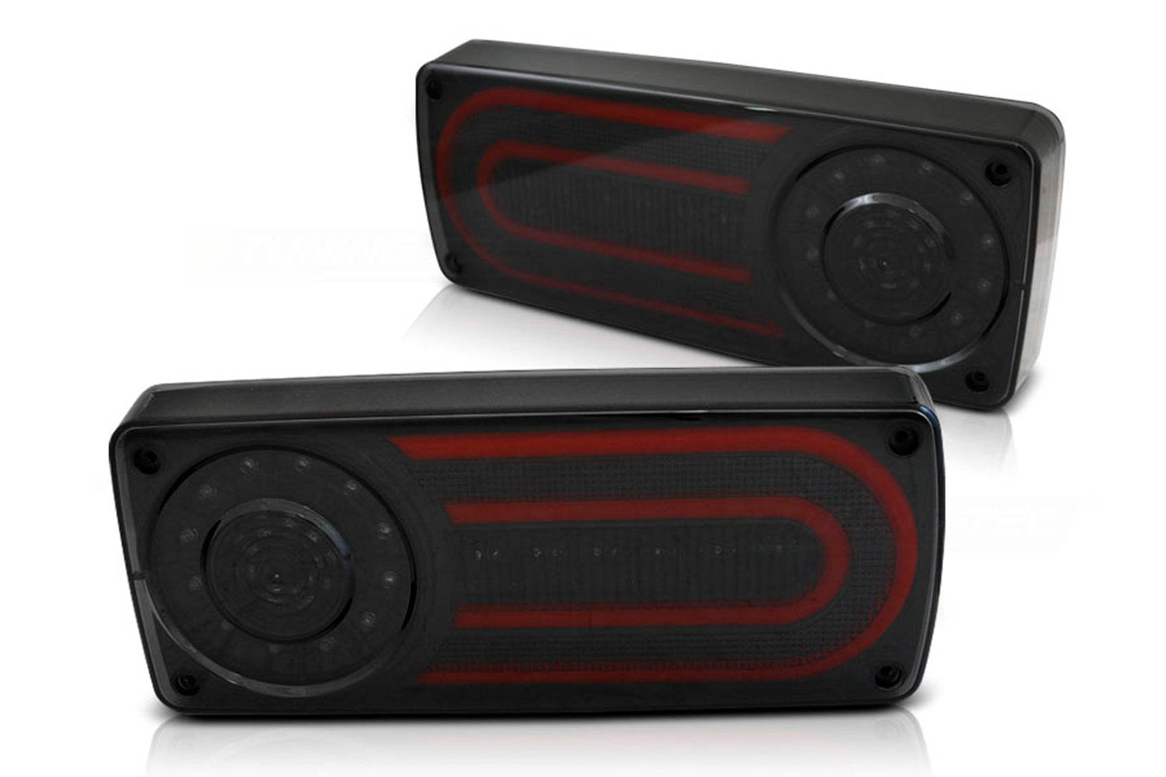 Voll LED Rücklichter für Mercedes G-Klasse W463 89-15 Lights Smoked CarPartsTuning