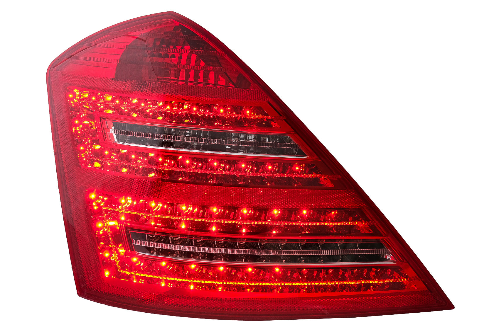LED Rückleuchten für Mercedes S-Klasse W221 2005-2009 rot Weiß CarPartsTuning