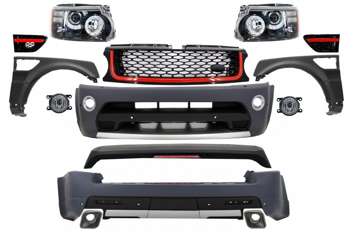 Bodykit passend für Land Range Rover Sport L320 Facelift 2009-2013 Autobiographie KITT