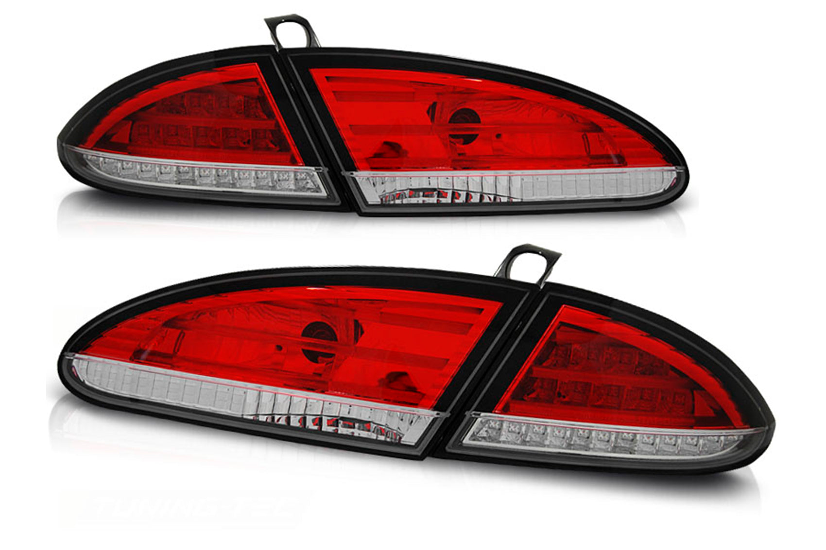 LED Rückleuchten passend für Seat Leon (06.2005-2009) Rot Klar KITT Lightning