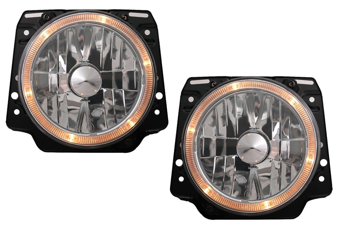 Chrom Angel Eyes Scheinwerfer für VW Golf 2 II 08.1983-08.1991Clear CarPartsTuning