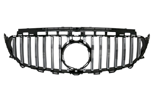 Gitter für Mercedes E W213 S213 C238 16-19 GTR Panamericana Look Chrom 360 Kamera CarPartsTuning