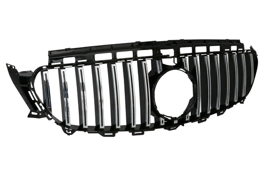 Gitter für Mercedes E W213 S213 C238 16-19 GTR Panamericana Look Chrom 360 Kamera CarPartsTuning