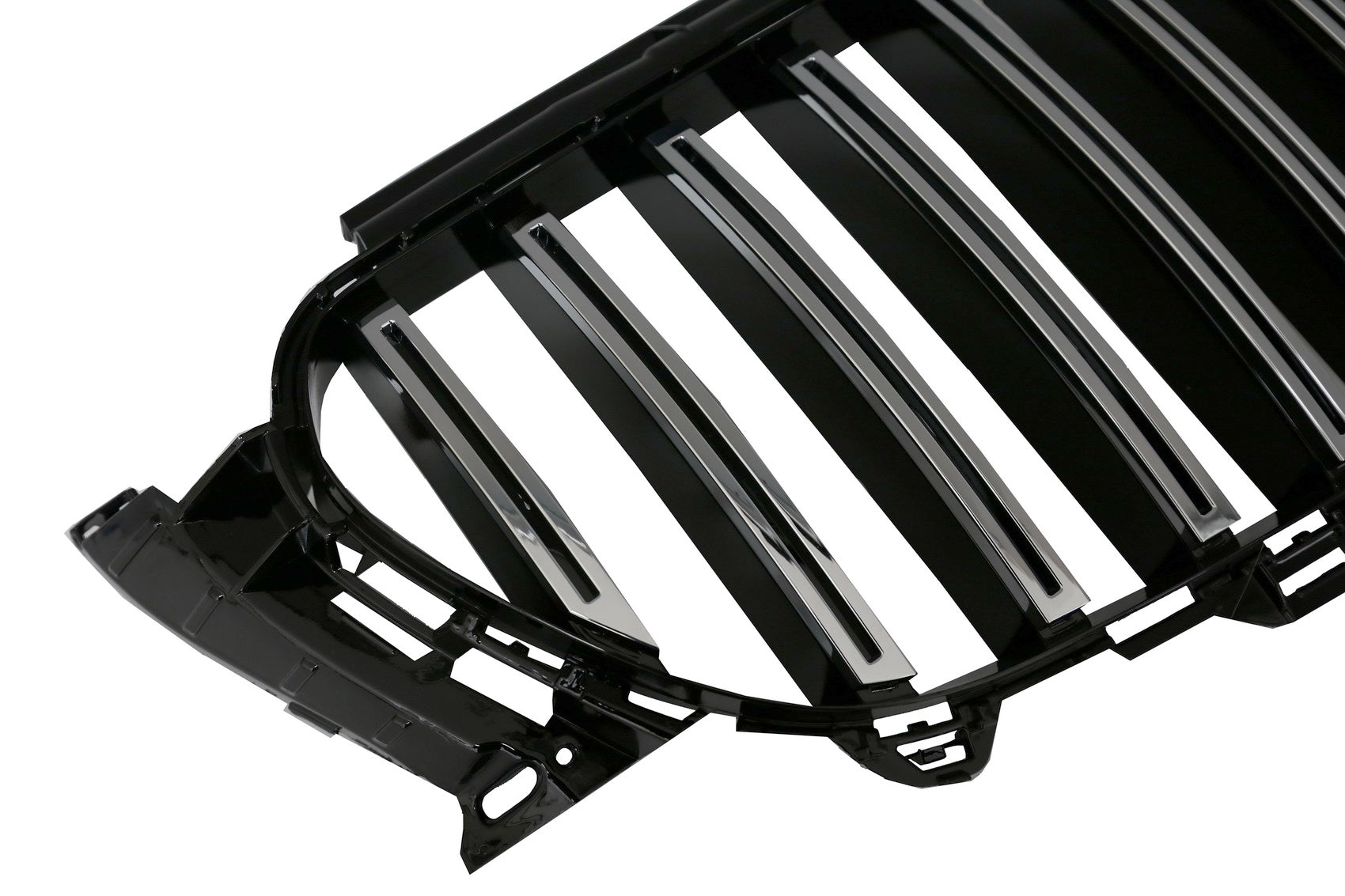 Gitter für Mercedes E W213 S213 C238 16-19 GTR Panamericana Look Chrom 360 Kamera CarPartsTuning