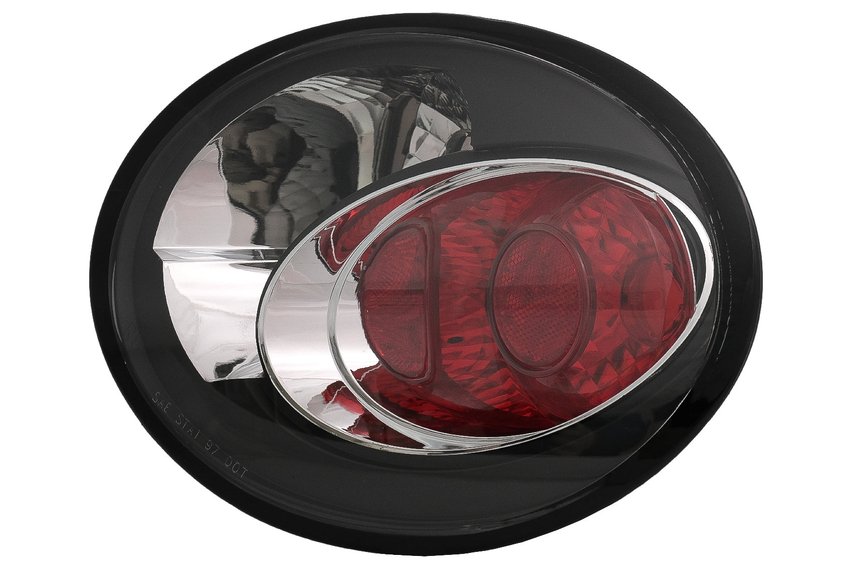 Halogen-Rückleuchten für VW New Beetle 10.1998-05.2005 Schwarz Klare Linse CarPartsTuning