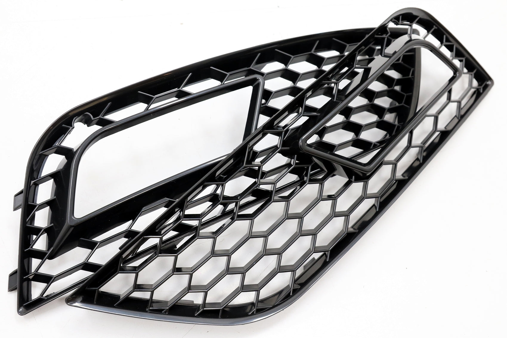 Nebelscheinwerferblenden passend für Audi A4 B8 Facelift (2012-2015) RS4 Design Schwarz KITT EU