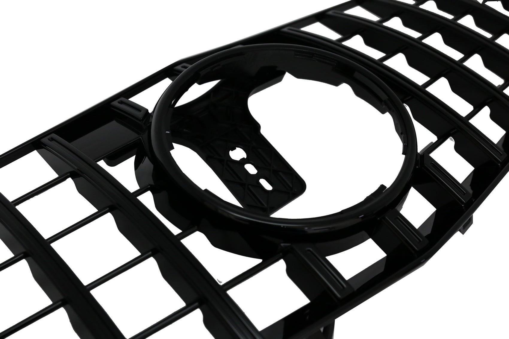 Kühlergrill für Mercedes E-Klasse W212 S212 2009-2013 GTR Panamericana Design Schwarz CarPartsTuning