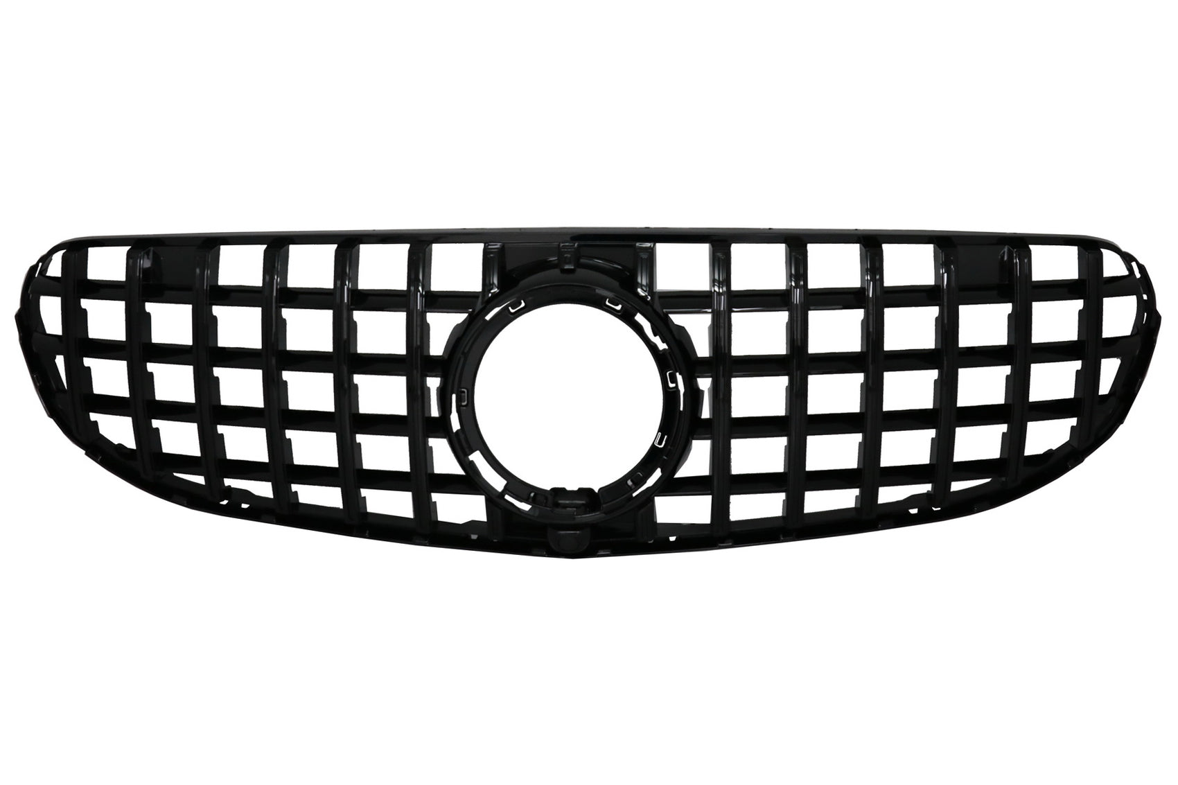 Gitter für Mercedes GLC X253 C253 Facelift 20+ GTR Panamericana Look Alles schwarz CarPartsTuning