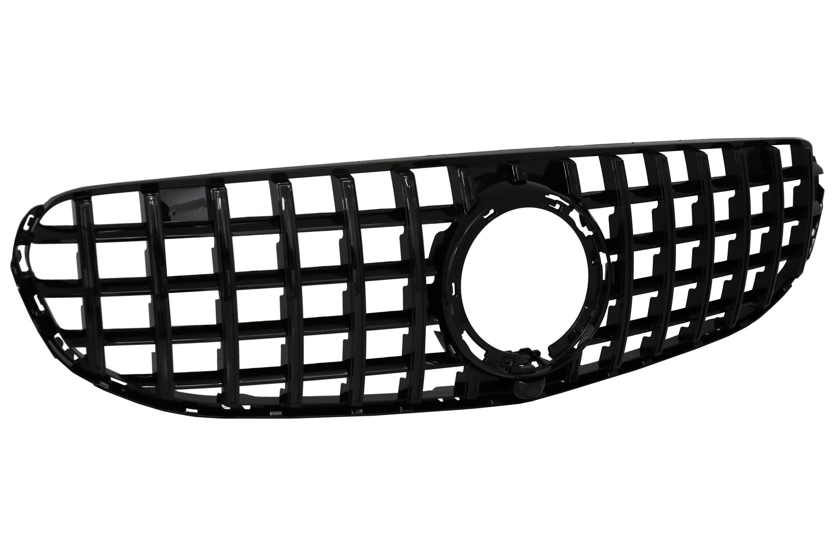 Gitter für Mercedes GLC X253 C253 Facelift 20+ GTR Panamericana Look Alles schwarz CarPartsTuning