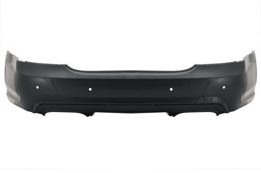 Heckstoßstange Diffusor Auspuff Tipps Schwarz für Mercedes S W221 2005-2013 S65 Design CarPartsTuning