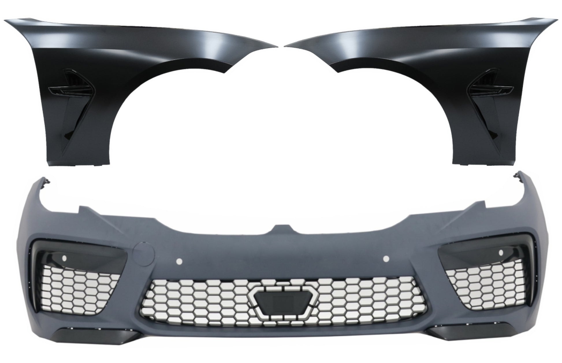 Frontstoßstange & Kotflügel vorne für BMW 3er G20 Limousine G21 Touring 19+ M8 Look CarPartsTuning