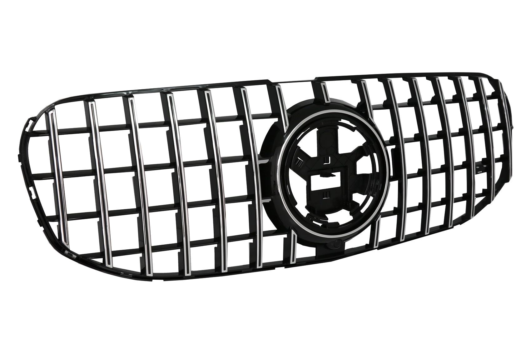 Kühlergrill für Mercedes GLS SUV X167 2019+ GT-R Panamericana Look Chrom CarPartsTuning