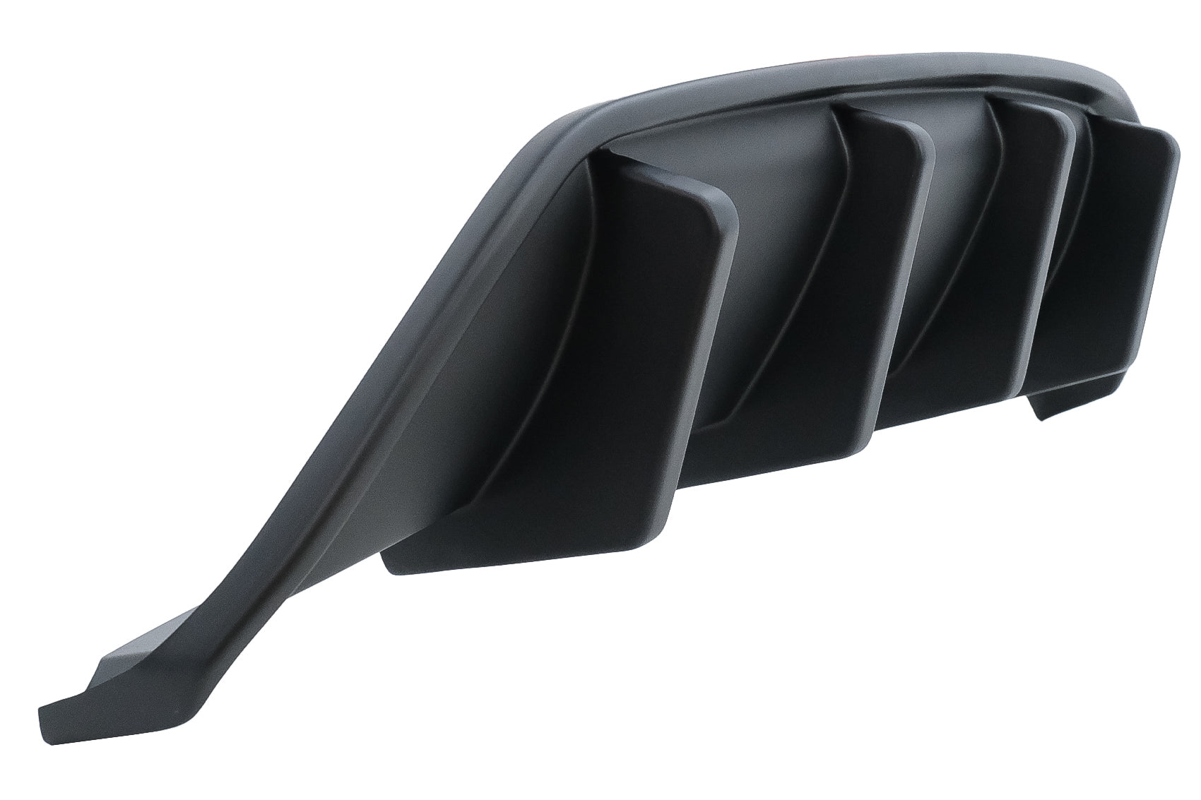 Heckdiffusor Volant passend für Alfa Romeo Stelvio 949 (2016-2020) Schwarz KITT