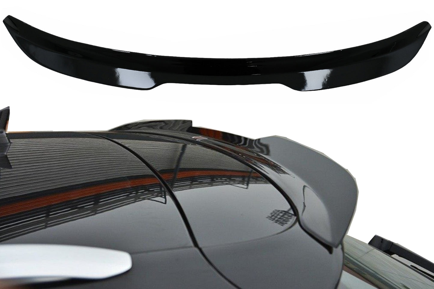 Add-on Dachspoiler Für Audi A6 C7 4G Avant 2011-2015 Glänzend schwarz CarPartsTuning