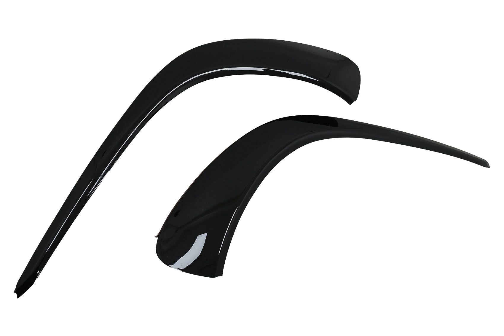 Frontstoßstangenklappen Flics für Mercedes CLA C118 X118 Sport Line 19+ Schwarz glänzend Carpartstuning Austria