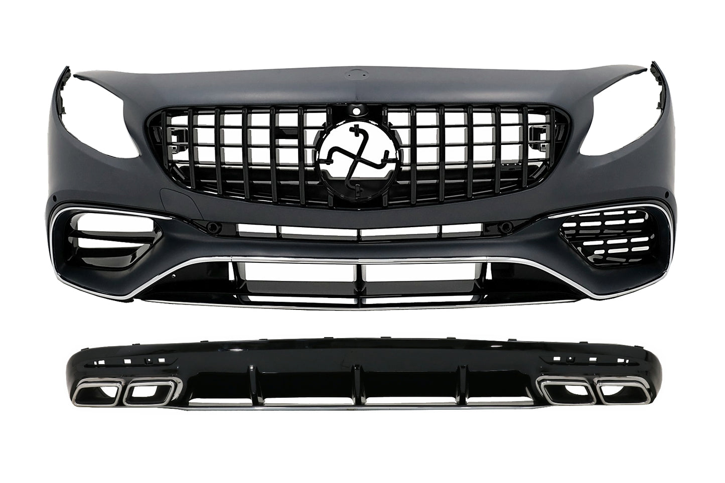 BodyKit für Mercedes S Coupe C217 Sport Line 15-21 Kühlergrill Diffusor Endrohre CarPartsTuning
