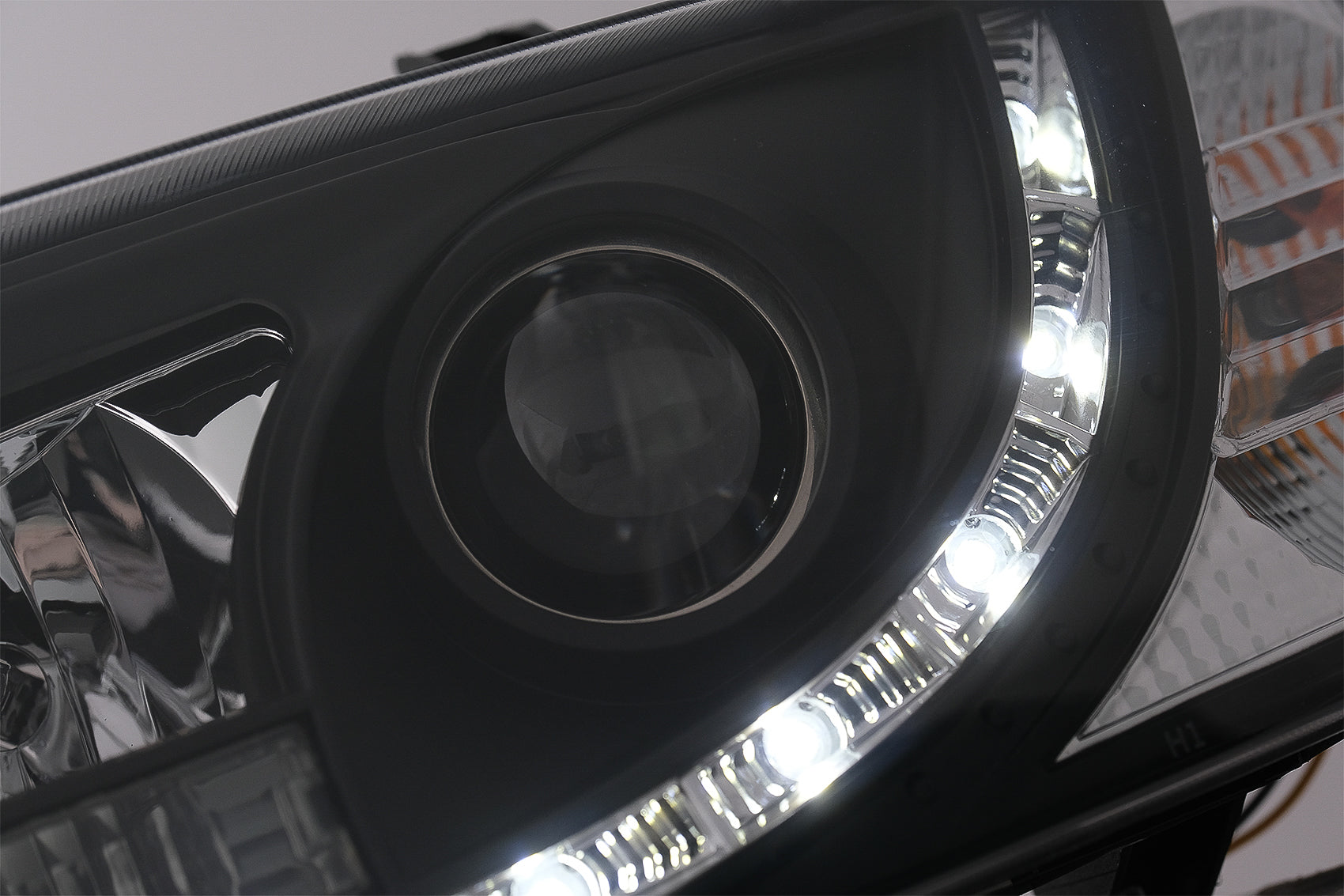 LED Tagfahrlicht passend für VW Transporter T4 (1990-2003) schwarz KITT Lightning