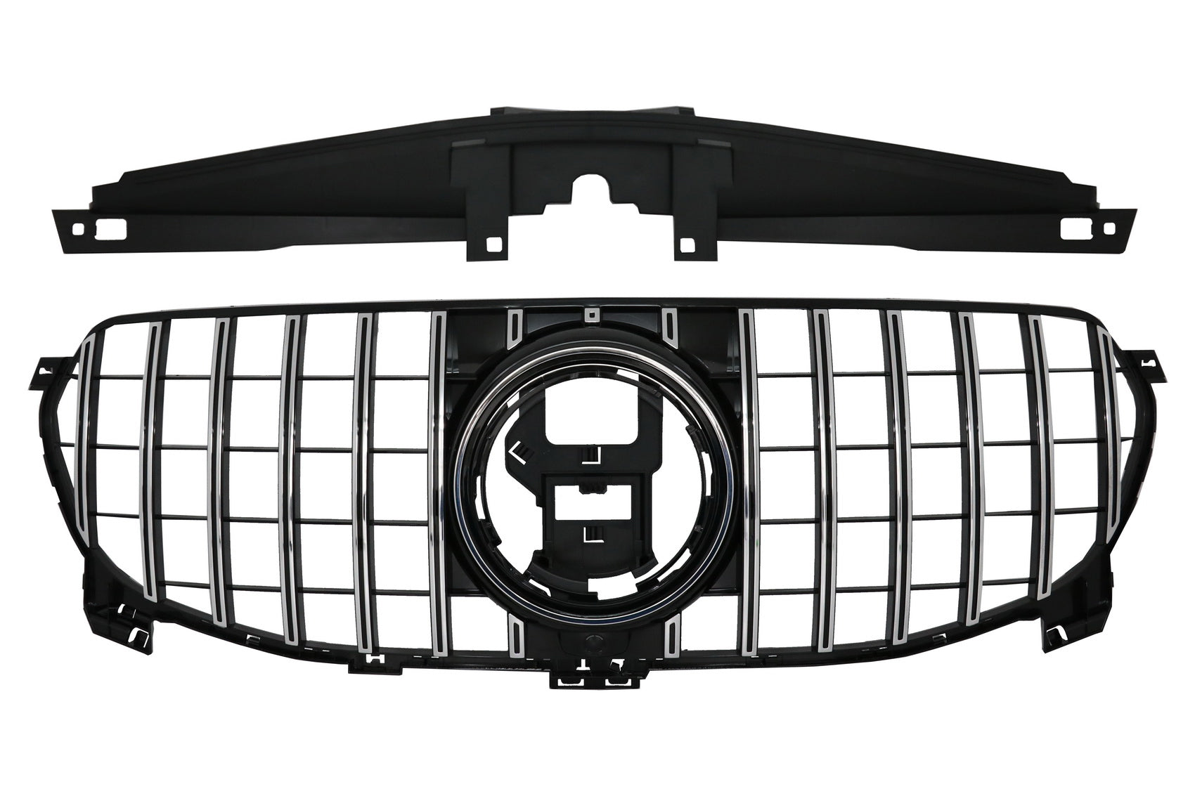 Gitter für Mercedes GLE W167 V167 C167 Standard 20+ GTR Panamericana-Look Chrom CarPartsTuning