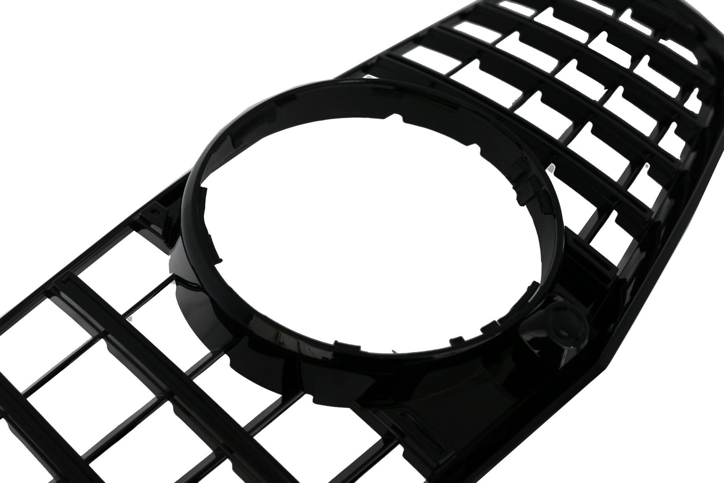 Kühlergrill passend für Mercedes E-Klasse C207 W207 A207 Facelift (2013-2017) Coupe Cabrio GTR Look Schwarz KITT