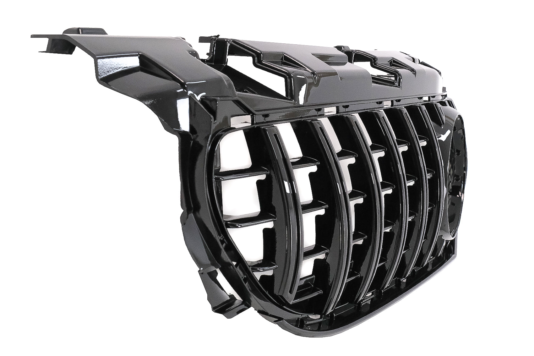 Gitter für Mercedes SLC R172 Facelift 16-19 GT-R Panamericana Look Glänzend schwarz CarPartsTuning