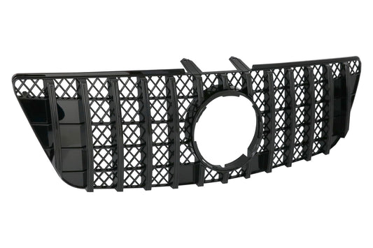Kühlergrill für Mercedes ML W164 Facelift 07.2008-2011 GT-R Panamericana Look Schwarz CarPartsTuning