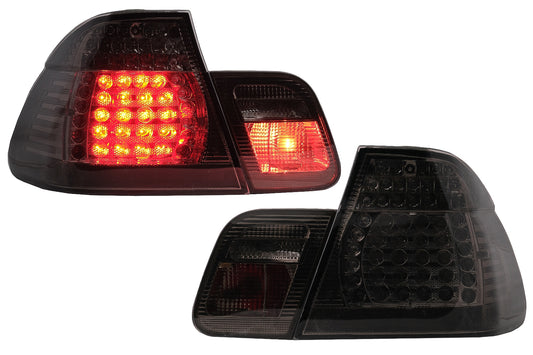 LED Rückleuchten Passend Für BMW 3er E46 Limousine 4d (09.2001-03.2005) Smoke KITT Lightning
