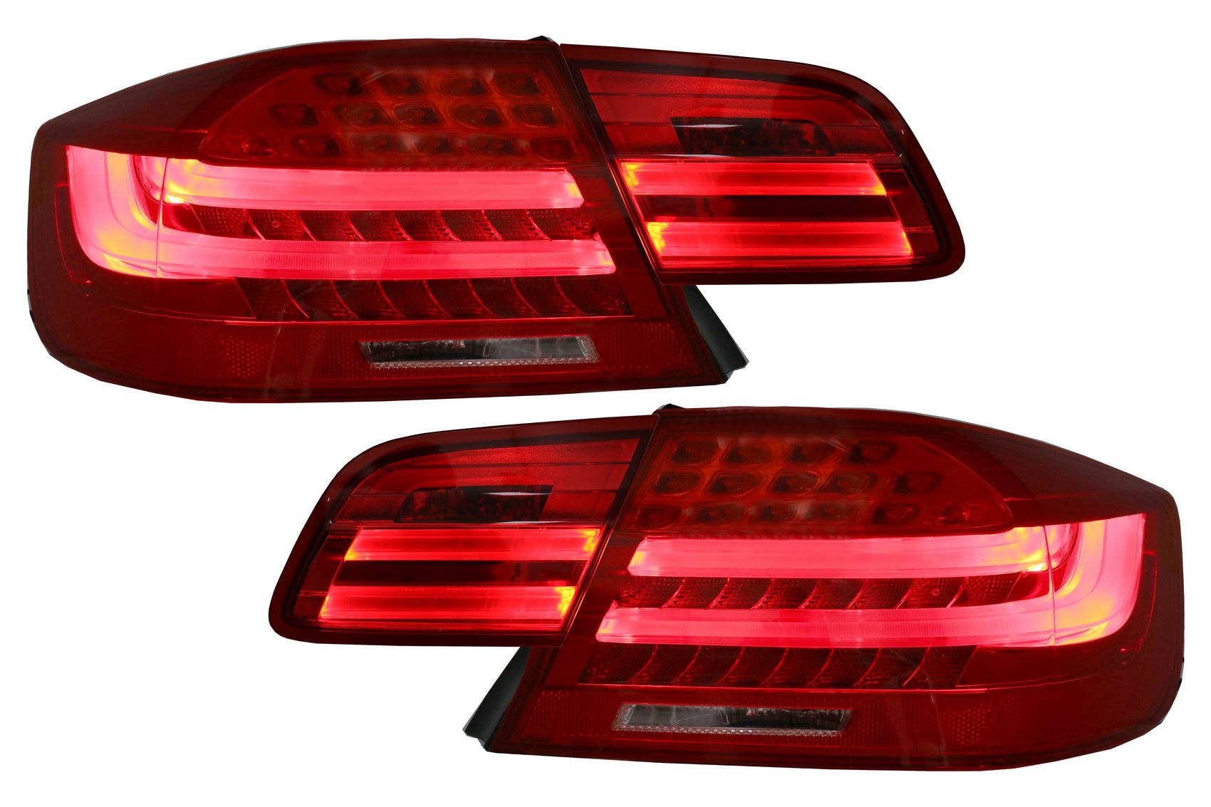 LED Rückleuchten für BMW 3er E92 Coupe Pre LCI 2006-2010 rot Klar CarPartsTuning