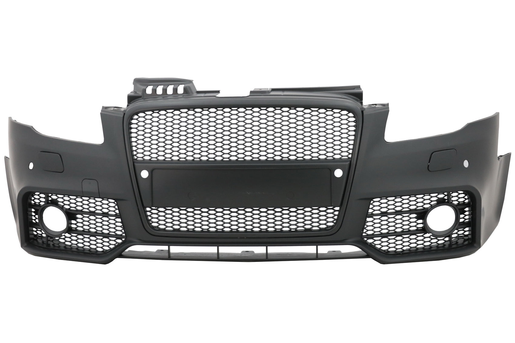 Frontstoßstange mit Frontgitter passend für Audi A4 B7 (2004-2008) RS4 Design Schwarz KITT Specials