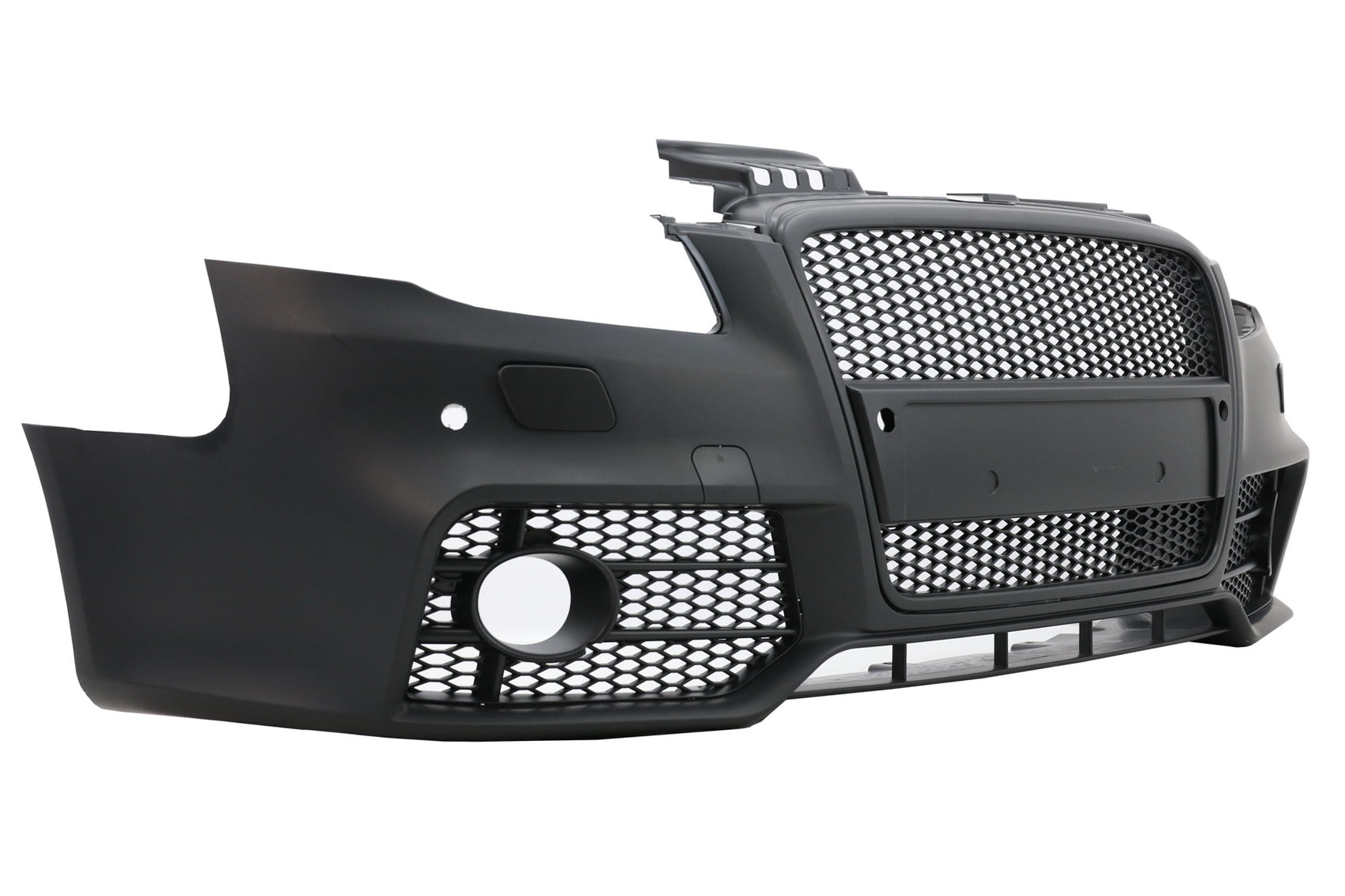 Frontstoßstange mit Frontgitter passend für Audi A4 B7 (2004-2008) RS4 Design Schwarz KITT Specials