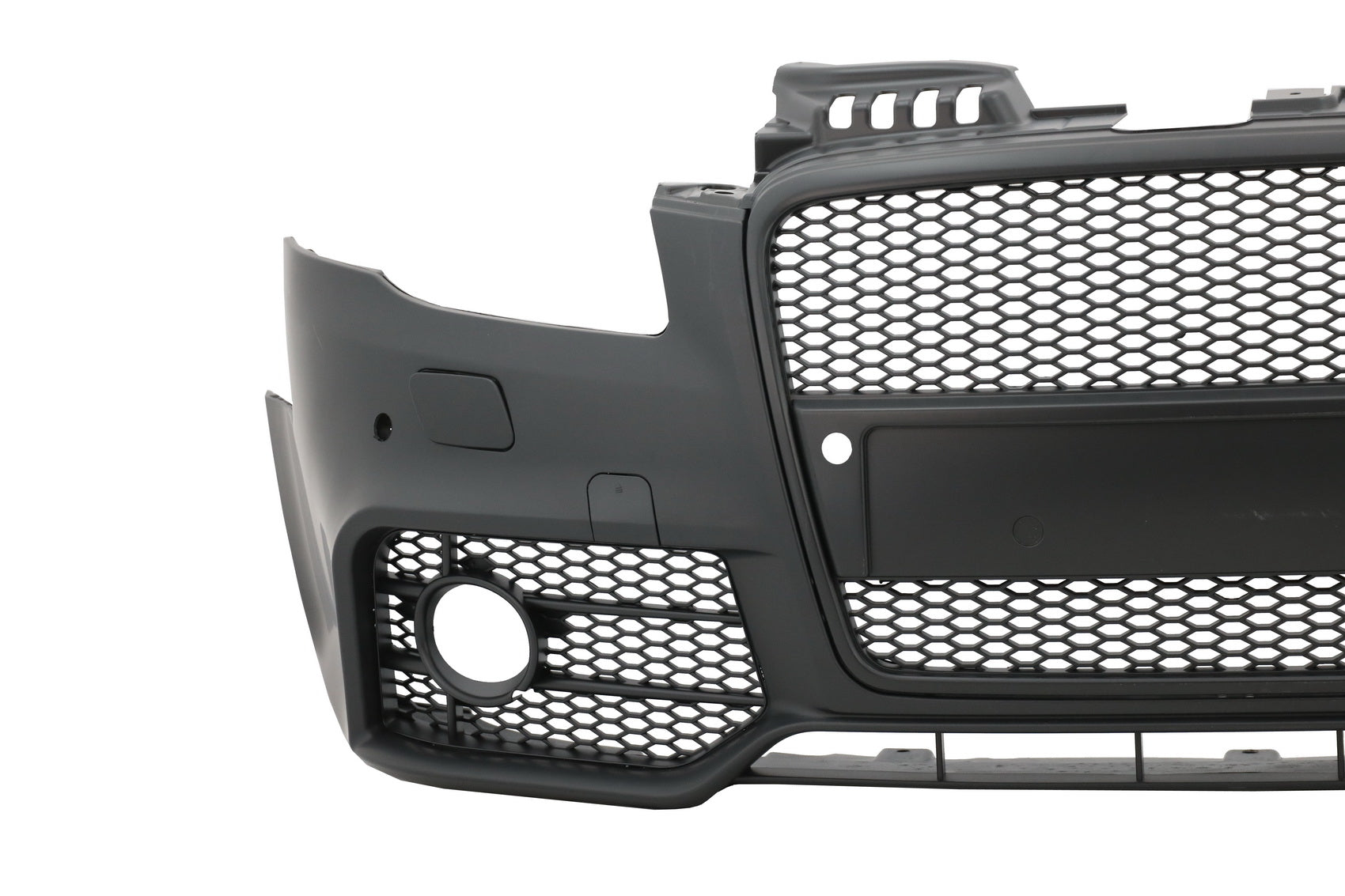 Frontstoßstange mit Frontgitter passend für Audi A4 B7 (2004-2008) RS4 Design Schwarz KITT Specials