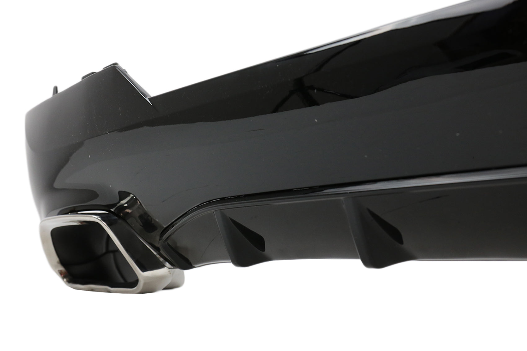 Stoßfänger Diffusor Endrohre für BMW 4er G22 G23 M Sport 2020+ M440i Design Chrome CarPartsTuning