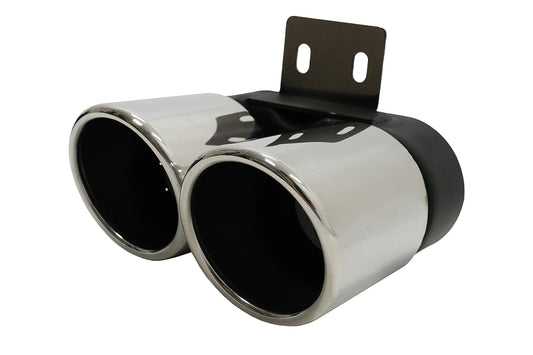 Auspuffblenden Passend Für BMW 5er F10 F11 (2011-2017) M5 LCI Design Chrom KITT Professional Exhaust Systems