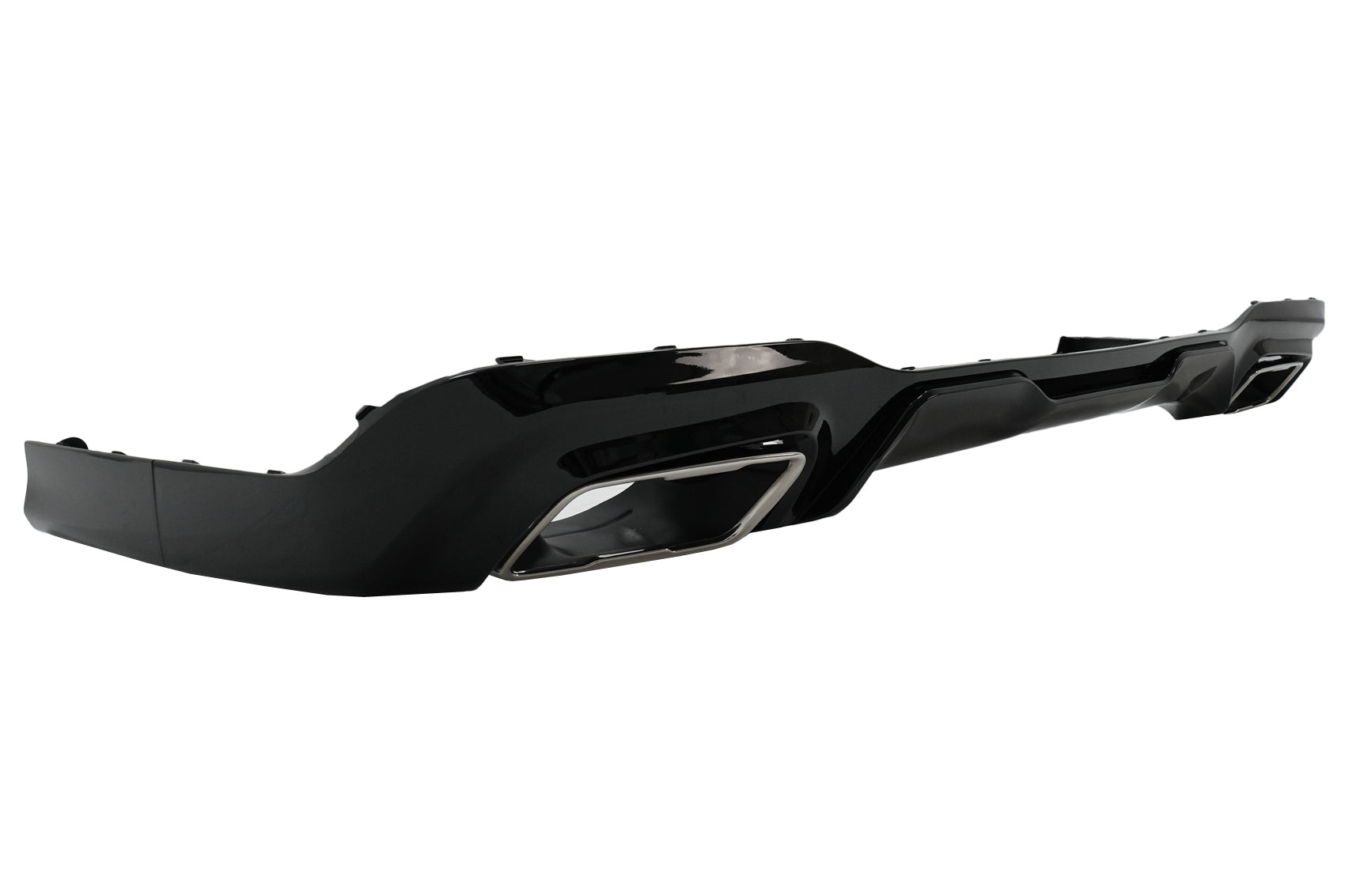 Stoßstange Diffusor Chrom Endrohre für BMW 2er F44 Gran Coupé 2020+ M235i Design CarPartsTuning