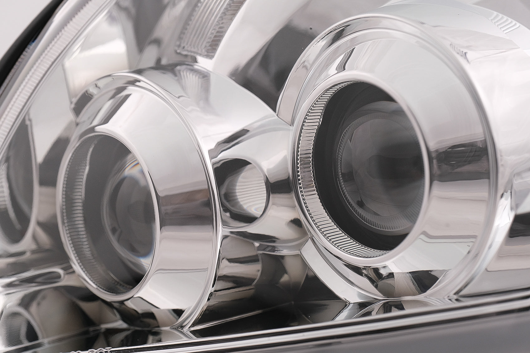 LED-Scheinwerfer für Toyota Land Cruiser FJ120 03-09 Chrom Dynamic CarPartsTuning