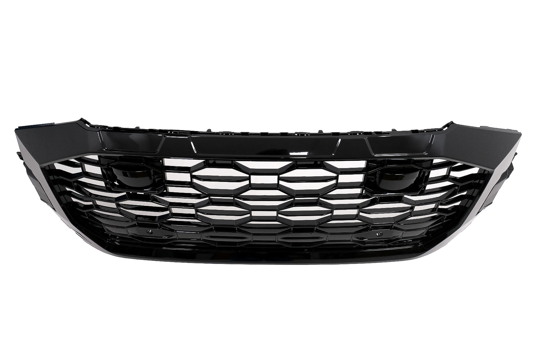 Zentraler Frontgrill für Audi Q8 2018+ Sport Design Glänzend Schwarz Carpartstuning Austria