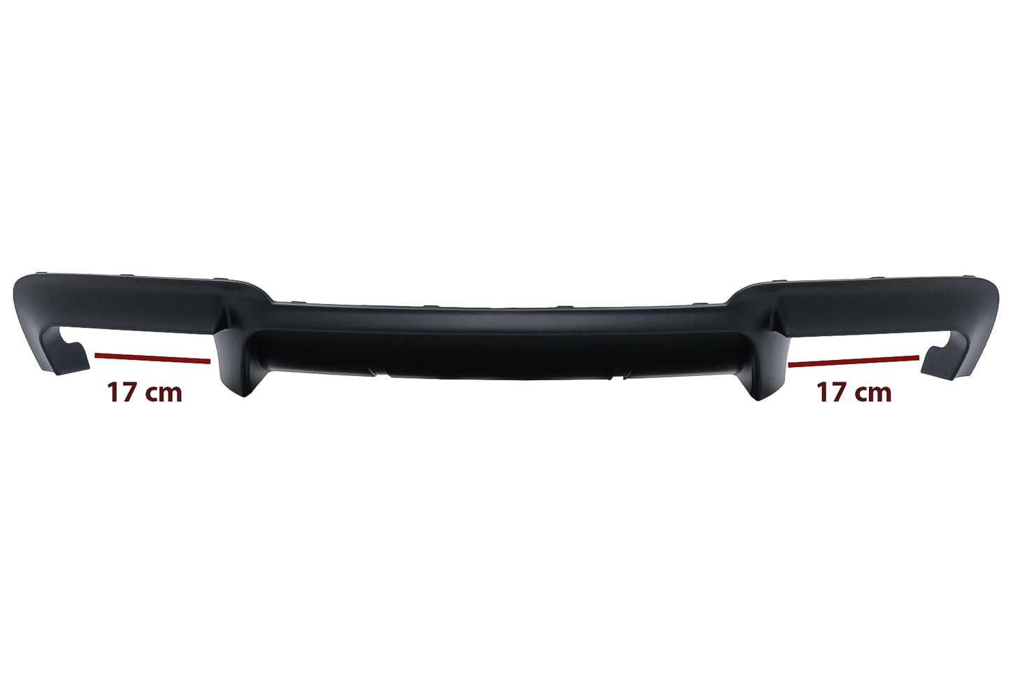 Doppelauslass-Luftdiffusor für BMW 5er F10 F11 2011-2017 M Design CarPartsTuning