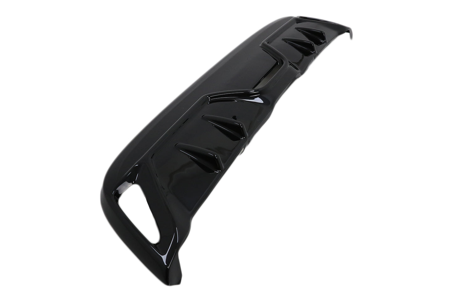 Heckstoßstangendiffusor für Toyota Yaris MK4 XP210 20+ Glänzend Schwarz CarPartsTuning