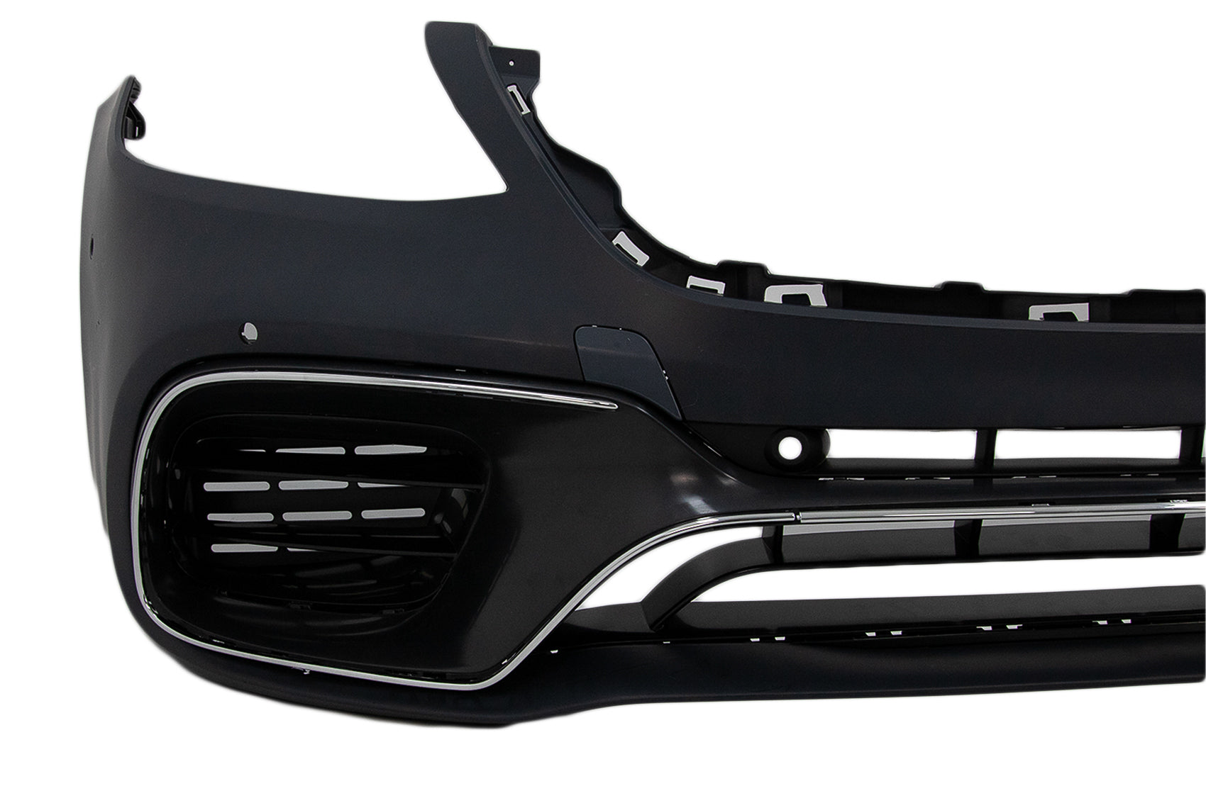 Vorne Stoßstange für Mercedes S-Klasse W222 MOPF 2017-2020 S63 Look Untere Gitter CarPartsTuning