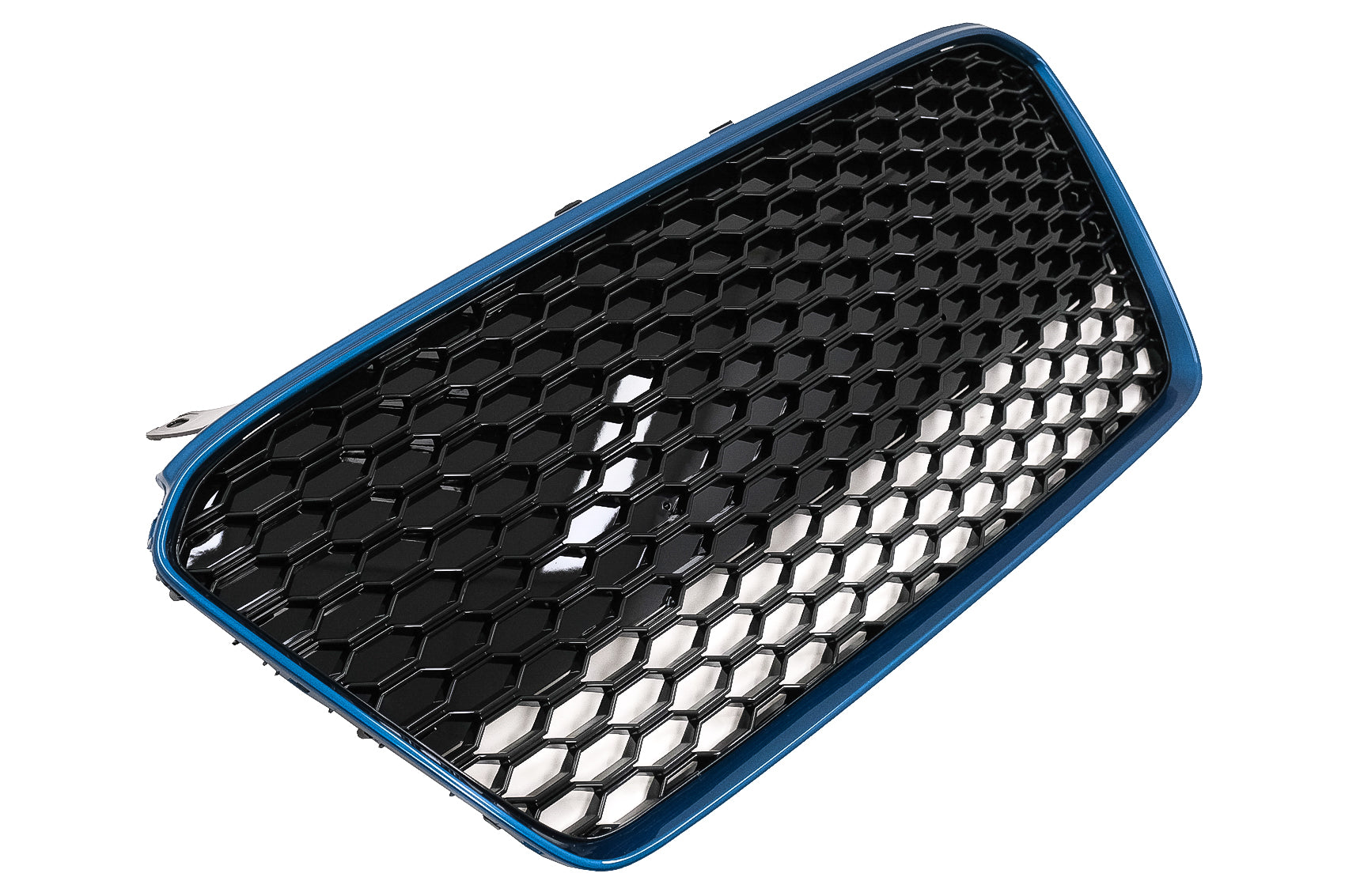 Kühlergrill für Audi R8 42 1 Generation Facelift 13-15 RS Look Glänzend schwarz Blau CarPartsTuning