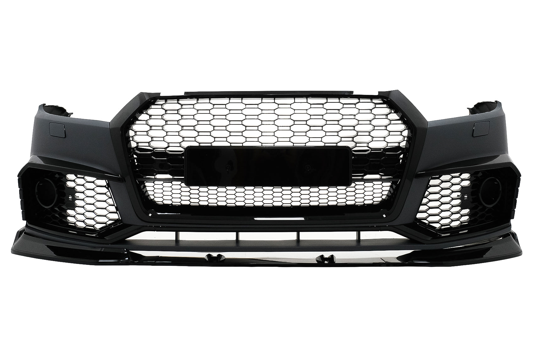 Stoßstange für Audi Q5 SUV FY S-Line 2017-2020 RS Design Kühlergrill Waben PDC SRA CarPartsTuning