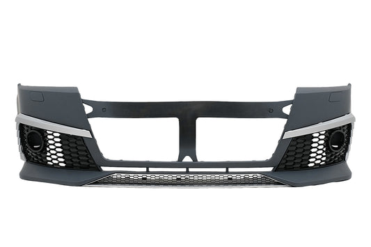 Stoßstange für Audi Q7 4M SUV 2015-2019 RS Design Kühlergrill Honeycomb SRA PDC CarPartsTuning