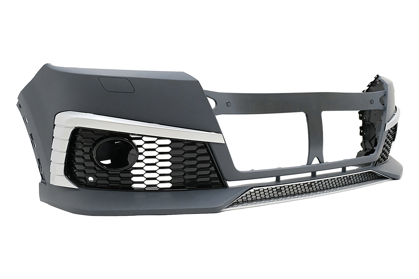 Stoßstange für Audi Q7 4M SUV 2015-2019 RS Design Kühlergrill Honeycomb SRA PDC CarPartsTuning